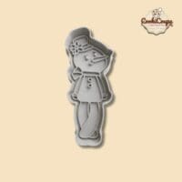 Emporte-pièce Bonhomme de neige élégant