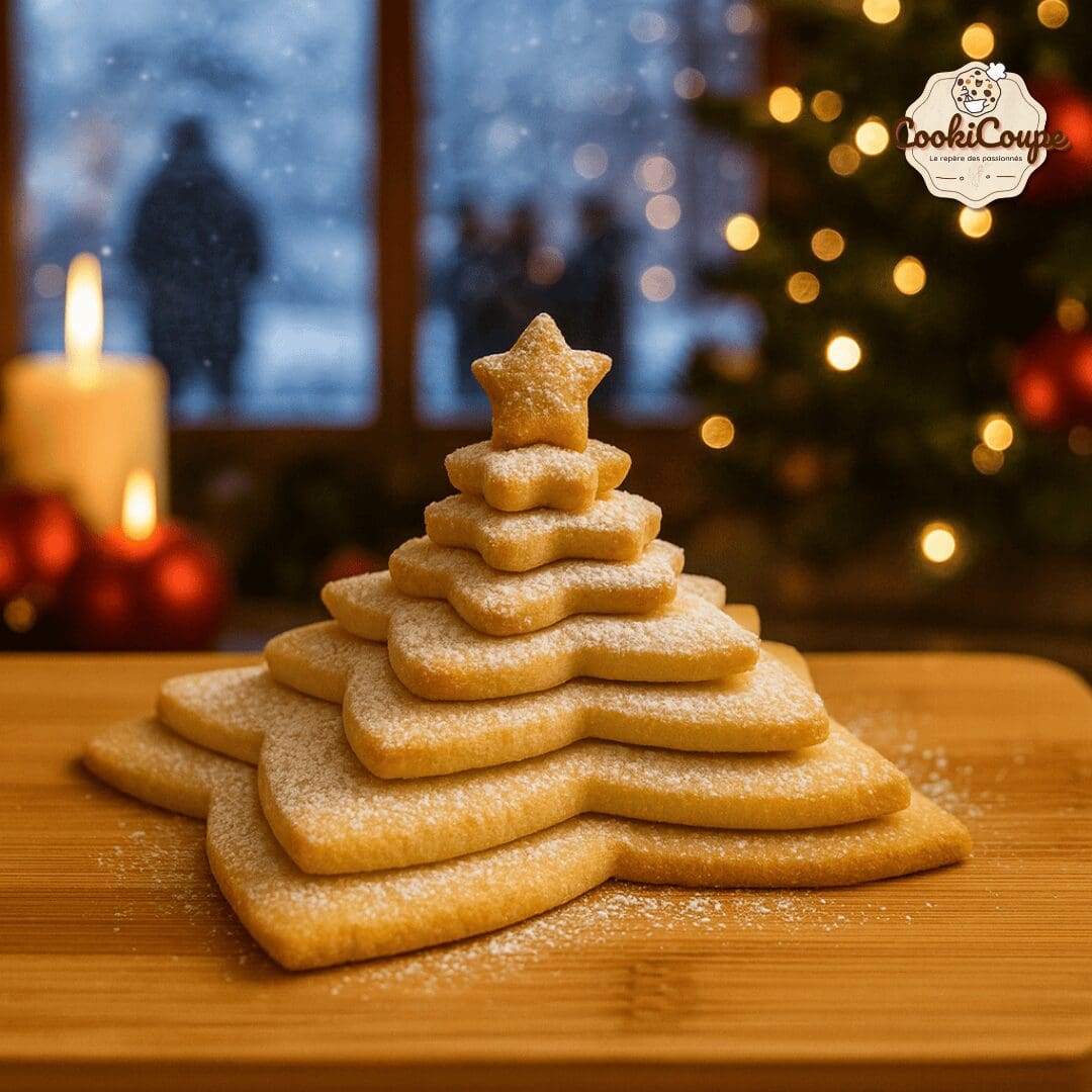 Set d’emporte-pièces : Sapin de biscuits empilables