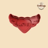 Emporte-pièce cœur décoratif – CookiCoupe
