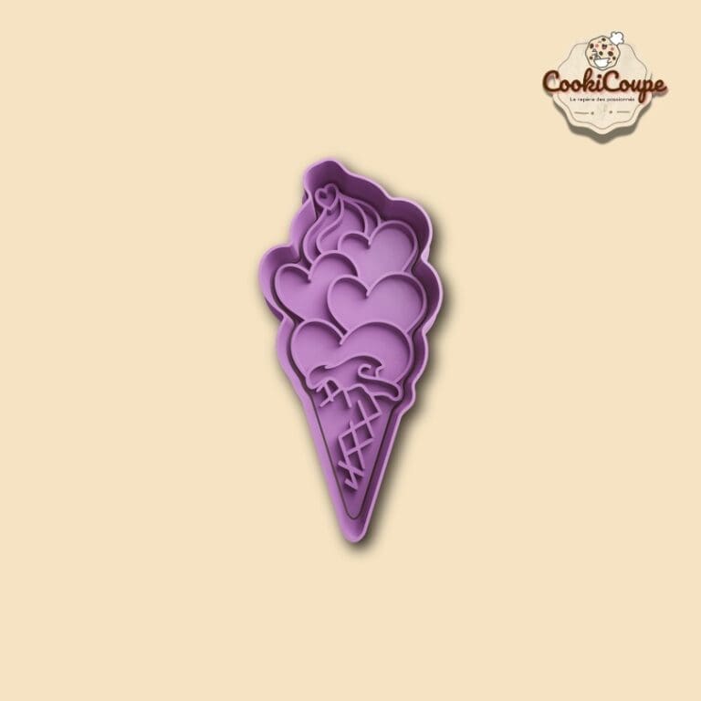 Atelier des Créations 8 Emporte-piece Glace Coeur