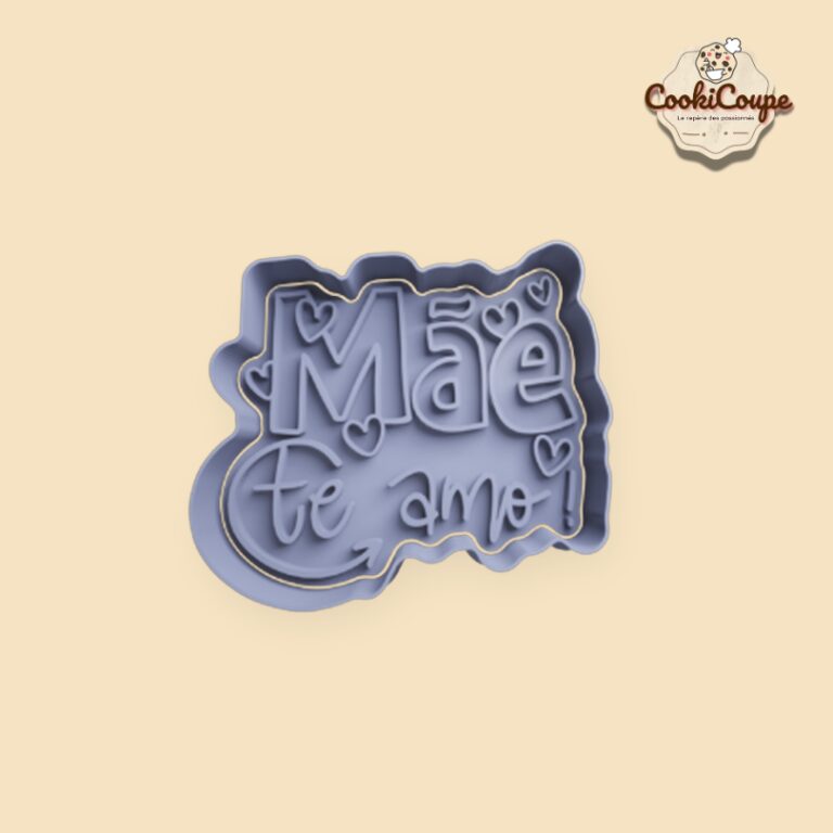 Atelier des Créations 24 Emporte-piece maman je t'aime