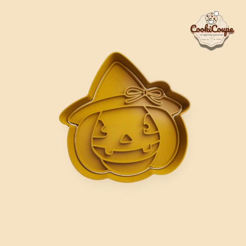 Emporte-pièce citrouille chapeau de sorcière 1 Emporte-pièce citrouille au chapeau de sorcière - catégorie Halloween